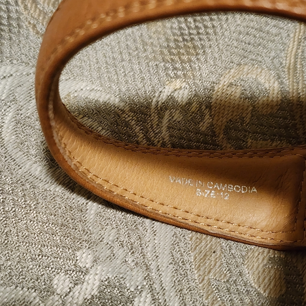 Madewell Saige Tan Brown Leather Block Heel Slide Sandals Women's Size 12 NIB - Picture 8 of 16